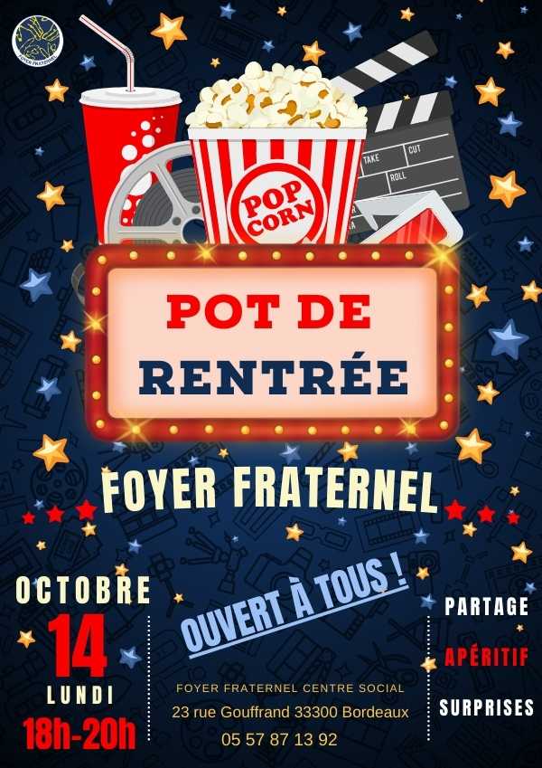 Flyer d'invitation au Pot de Rentrée 2024