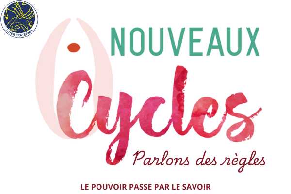 Le logo de l'association Nouveaux Cycles avec l'inscription du thème de la réunion